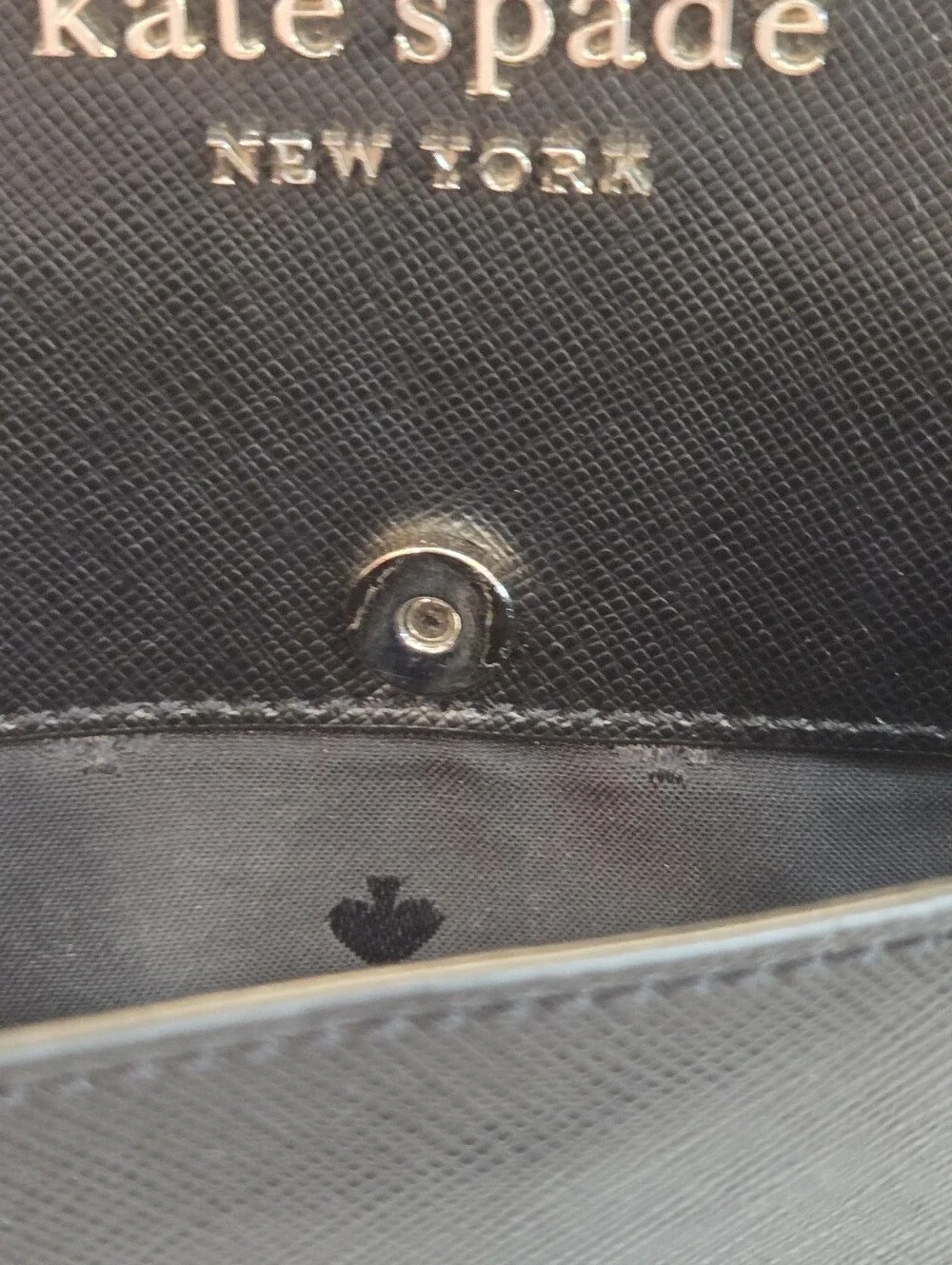 Kate Spade NY Large Textured Work Tote Black Office Laptop Bag